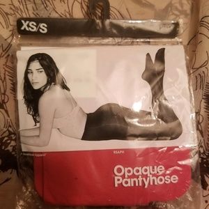 AMERICAN APPAREL OPAQUE PANTYHOSE XS/S RASPBERRY